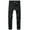 Black, variant on WREESH Men's Ripped Jeans Slim Fitting Destroyed Denim Pants Casual Cotton Straight Trousers Jeans Pants Full Length Pants Black