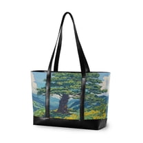 FORMRS Laptop Tote Bag for Women with 15.6" Computer Compartments Handbag, Blue Mountain