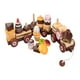 thumbnail image 1 of Juguetes de pastel de tren de madera, juego de cocina, juego de simulación, accesorios de comida educativos tempranos para niño y niña, regalo de yotijar Juegos de cocina, 1 of 10