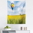 thumbnail image 1 of Balloons Tapestry, Flower Fields Summer Season Paradise Scenery Garden Rural Life Nature Picturesque, Fabric Wall Hanging Decor for Bedroom Living Room Dorm, 5 Sizes, Multicolor, by Ambesonne, 1 of 1