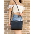 thumbnail image 3 of Kate Spade Monica Pebbled Leather Small Top Zip Crossbody Handbag Black, 3 of 5