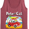 thumbnail image 3 of Pete The Cat - At The Beach - Women's Racerback Tank Top, 3 of 6