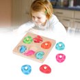 thumbnail image 4 of Dinosaur Blocks Sorting Toy, Perfect Gift Promote Memory Wooden Dinosaur Blocks Shape Perception  For Home Play, 4 of 8