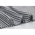 thumbnail image 5 of sicmoss Women's Gray Vertical Striped High Waist Maxi Skirt Cotton Long with Pockets, 5 of 7