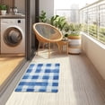 thumbnail image 4 of Yayeee Doormat for Indoor Entrance 32" x 20" Non Slippery Floor Rug, Blue Plain, 4 of 8