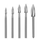 thumbnail image 1 of Brocas para tallar madera para herramienta rotativa Dremel, herramientas para tallar madera de 5 piezas, 1 of 5