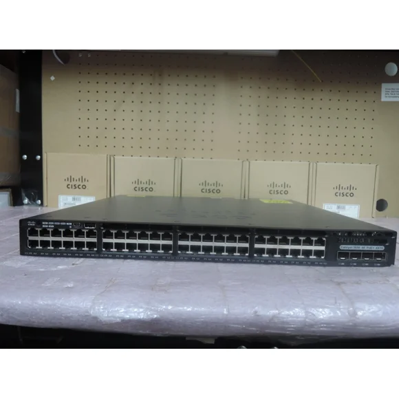 USED Cisco WS-C3650-48FS-L 3650 48 port GIG POE+ switch