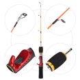 thumbnail image 4 of Ice Fishing Rod Ice Fishing Pole 52cm Ice Fishing Rod Pole Two Sections Three Guide Ring FRP Fiber Material Accessory, 4 of 8
