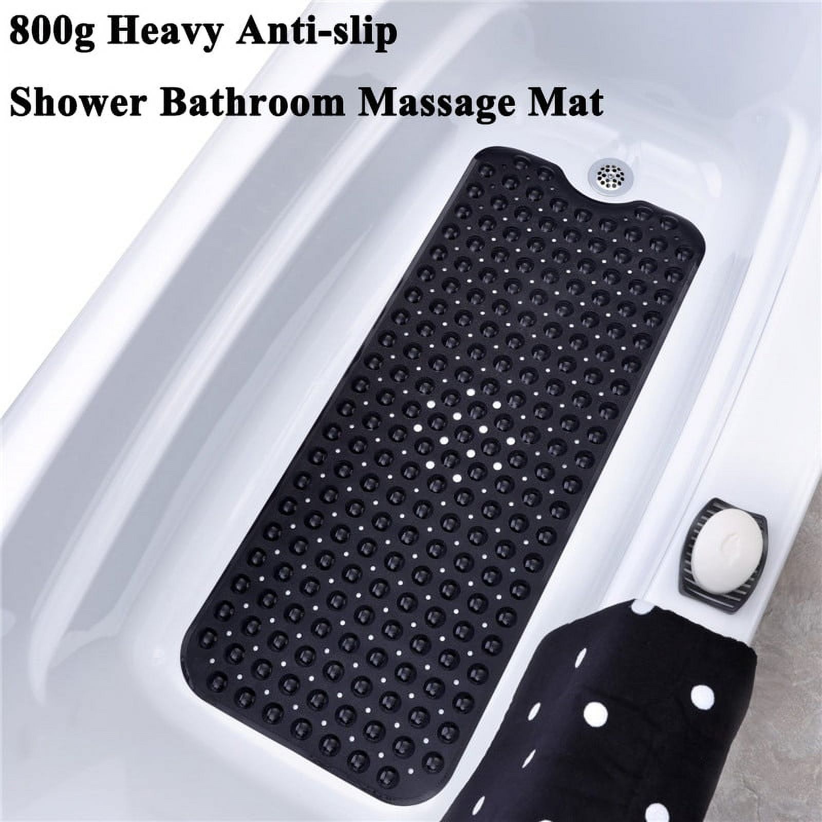 Rectangle PVC Anti-skid Bath Mats Soft Shower Bathroom Massage Mat Suction Cup Non-slip Bathtub Carpet Large Size Bath Rugs