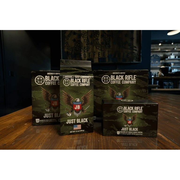 Black Rifle Coffee Company Just Black, Medium Roast, Ground Coffee