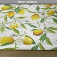 thumbnail image 6 of Ambesonne Nature Place Mats Set of 4, Lemon Woody Romantic, Standard Size, Fern Green Yellow White, 6 of 6