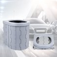 Huhudde Foldable Outdoor Toilet Portable Travel Potty Portable Camping