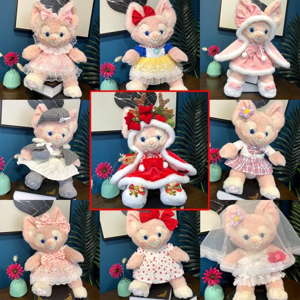 Plush Doll Clothing 40cm Stuffed Toy Decorate Apparel For Lina Bell Stellalou Mickey Mouse Cute Small Skirt Christmas DecorationClothing 10 He Qiyong unisex