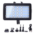 thumbnail image 2 of Dive Video Light, Multi Mode Underwater LED Video Light 5000 To 6000K Professional 130ft Waterproofing  for Photography, 2 of 7