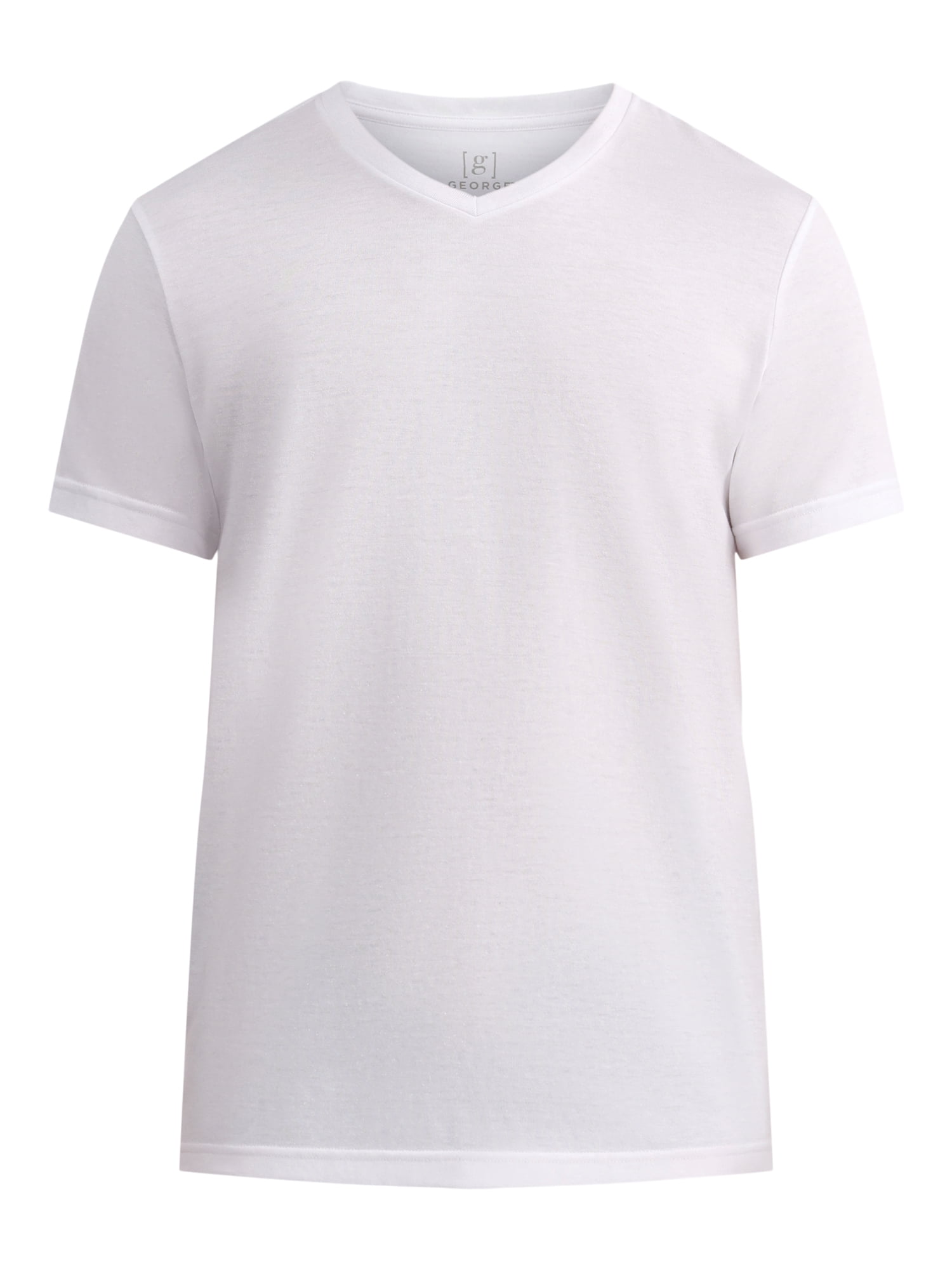 George Men's & Big Men's Relaxed Fit Short Sleeve V-Neck Tee, Sizes S-3XL