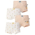 thumbnail image 3 of Girls Cotton Boxer Briefs - Soft Breathable Kids Panties 4-Pack - Cartoon Print Toddler to Underwear, 3 of 3