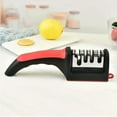 thumbnail image 3 of 3-Segment Knife Sharpener Knife Sharpeners for Kitchen Knives Stainless Steel Three-Purpose Sharpening Stone for Kitchen Tools, 3 of 8