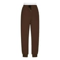 thumbnail image 6 of sususu Sweatpants Mens,Men's Casual Jogger Pants Elastic Waist Soft Breathable Sweatpants Comfortable Trousers For Daily Wear,Brown,M, 6 of 6