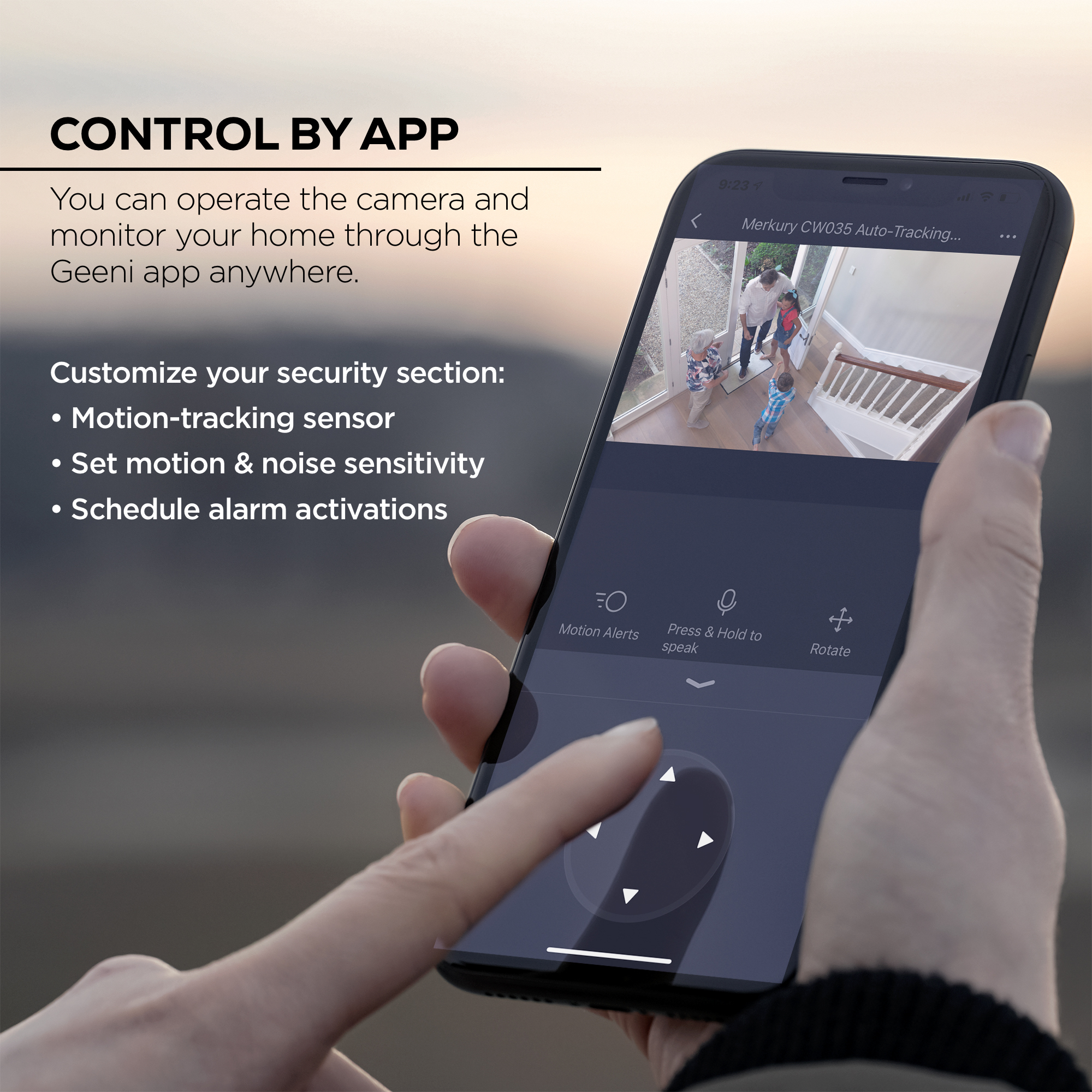 Merkury Innovations Smart Auto-Tracking Security Camera