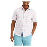 Tommy Bahama Men, Sardinia Seas Shirt, Rose Ash, M