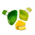 thumbnail image 1 of Bewildely Vaporizador duradero de silicona para huevos, estructura resistente al calor para huevos, vaporizador triple divisor, antiadherente Cocina y Comedor, 1 of 6