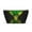 White zipper, variant on Rasta Colors Lion Accessory Makeup Pouch Bags Cosmetic Bag Travel Organizer