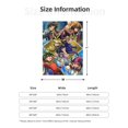 thumbnail image 5 of Yu-Gi-Oh Flannel Blanket Cozy Ultra-Soft Micro Throw Blanket For Bed Sofa Couch Car Office Camping Travel All Season Fleece Blanket 40"x30", 5 of 8