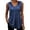 W10-Navy, variant on Rhuody T Shirts For Women Summer V Neck Tank Tops Sleeveless Solid Color Hooded T Shirt Basic Women Clothing Navy