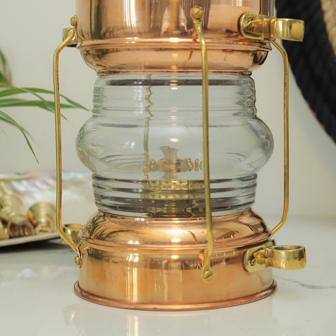 Personalized Handmade Oil Lantern, Nautical Table Lamp, Maritime Ship oil Lantern, Vintage Style Burner Lantern, Hanging Light Oil Lamp