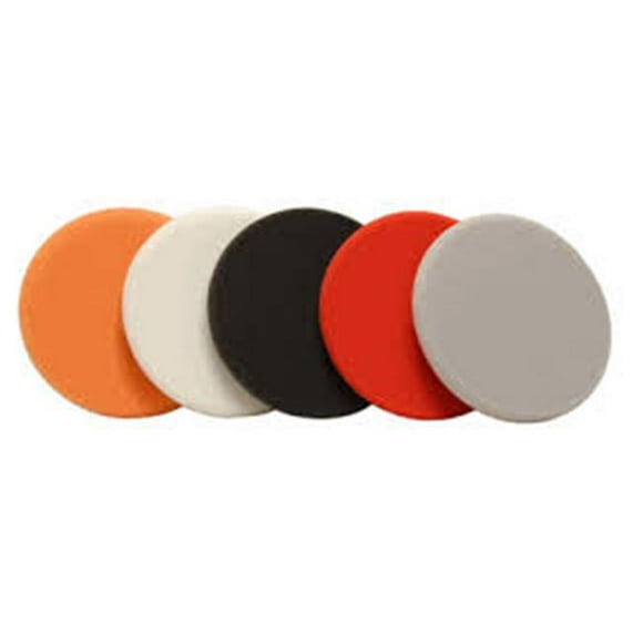 WTD PST-890195 6.5 in. Foam Medium Cut Pad, Orange