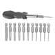 thumbnail image 3 of 12 Pack Torx Head Screwdriver Bit Set 1/4 Inch Hex Shank T5-T40 Star Screwdriver Tool Kit with 1 Pac, 3 of 5
