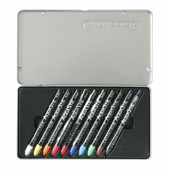 Cretacolor AquaStic Oil Pastel Set, 10-Color Set