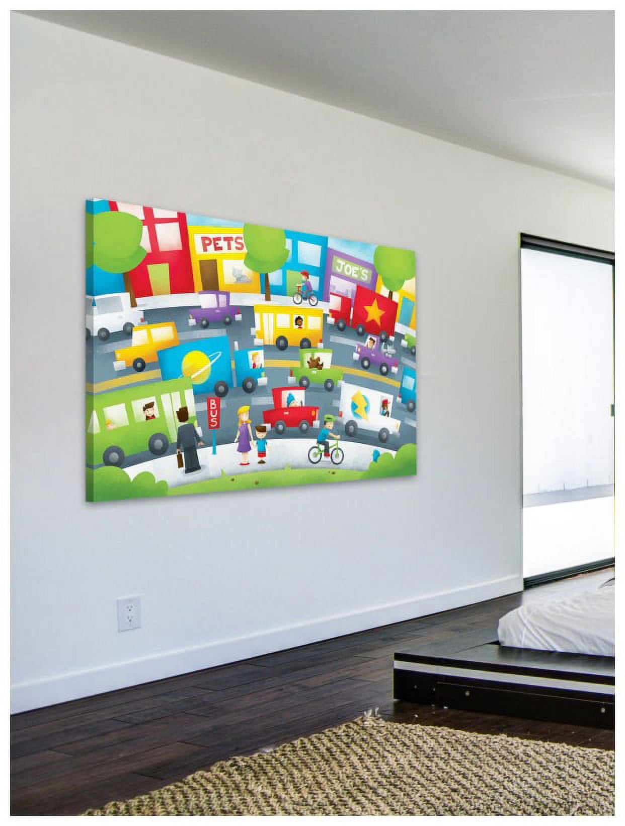 Marmont Hill "Traffic" by Curtis Painting Print on Canvas