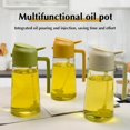 thumbnail image 2 of Oil Dispenser for Kitchen,Oil Sprayer for Cooking, 2 in 1 Olive Oil Dispenser Bottle for Kitchen, 17oz/500ml Premium Glass Oil Bottle for Air Fryer, Salad, Frying,BBQ(Black-500ml), 2 of 5