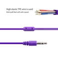 thumbnail image 2 of SHARE SUNSHINE Wired Earplug In-Ear Stereo In-Line Universal Headphones-Purple, 2 of 5