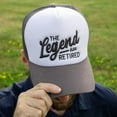 thumbnail image 2 of Pavilion Gift Company - Legend - Dark Gray Adjustable Trucker Hats, 2 of 9