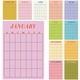 thumbnail image 1 of Calendario de pared Fullhawl 2025-26, borrado en seco, 30 x 42 cm, reutilizable, 1 of 6