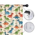 thumbnail image 4 of Blackout Kids Curtains,Beige Colorful Dinosaur Pattern Childrens Insulated Curtains Set Of 2,Bedroom Essentials,Toddler Room Decor 42"x54", 4 of 5