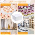 thumbnail image 4 of Suzile 9 Pcs Acrylic Buffet Risers Display Box Cube 5 Sided Food Riser Table Stand for Display with Hollow Bottoms for Party, 8 x 8 x 6, 7 x 7 x 4 Inches, 6 x 6 x 2 Inches(White), 4 of 8