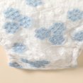 thumbnail image 4 of Combinaison Bébé Fille Dentelle Robe Romper Bodysuit Crochet Floral Sans Dos, 4 of 6