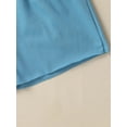 thumbnail image 3 of CARETOO Toddler Girl Clothes 1-5T Summer Casual Top Tee Loose Shorts Headband Cotton Fabric 3pcs, 3 of 13