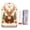 #01-Deer, variant on KRONDO Christmas Diaamond-Art Night Light, 3D Pear-l Painting Kit with Warm LED Base for Beginners