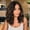 Black Mix Brown, variant on poalid Wigs for Women, Wavy Synthetic Lace Wig | Glueless 4x1 Lace Hairline, Heat-Resistant Fiber,Bob Wave Style,Natural Appearance for Everyday Cosplay
