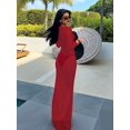 thumbnail image 5 of Women'S Mesh Maxi Dress See Through Bodycon Sheer Dresses Summer Swimwear Cover Ups Red L, 5 of 9