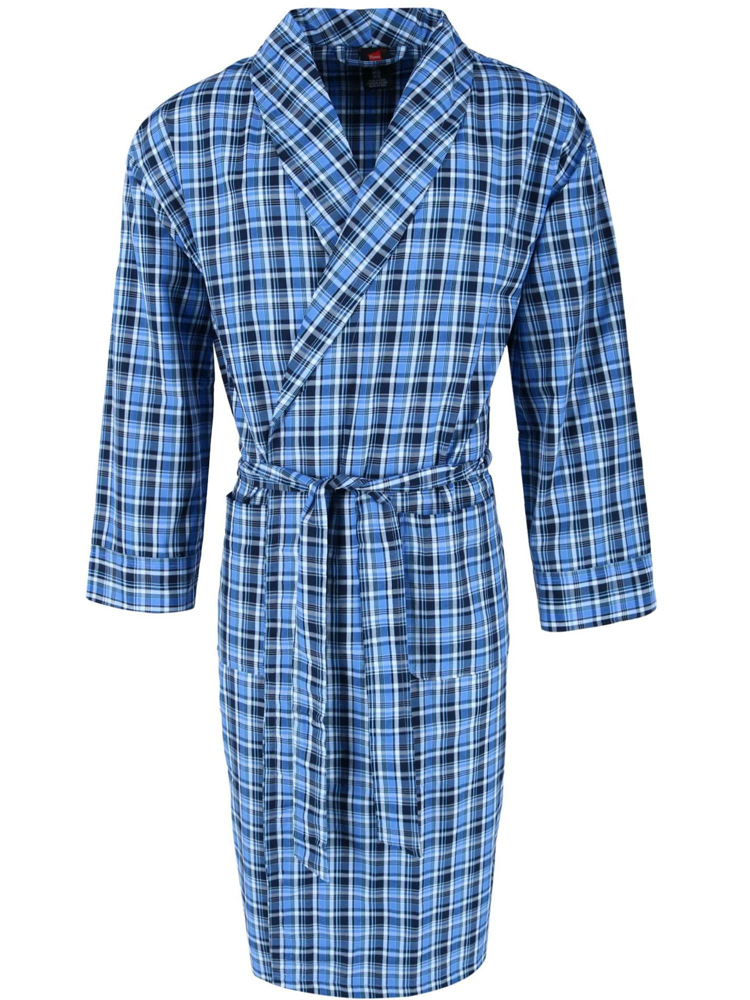 Hanes Lightweight Woven Broadcloth Robe (Men)