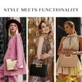 thumbnail image 3 of Monedero de mano SWEETV Nina Fashion de piel sintética para mujer, 3 of 6