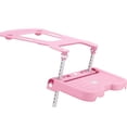 thumbnail image 2 of Reposapiés plegable para asiento de seguridad infantil para coche, reposapiés y pedal, color rosa, 2 of 5
