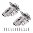 thumbnail image 2 of Bisagra para puerta de armario, bisagra de cierre suave, acero inoxidable, 2 juegos, silenciosa, resistente con tornillo para accesorios de hardware ANGGREK 2038714, 2 of 8