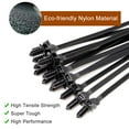 thumbnail image 3 of 100 Pack Cable Zip Ties 8" Black Multi-Purpose Self-Locking Nylon Cable Cord Management, Plastic Wire Ties for Home,Office,Garden,Workshop, 3 of 7