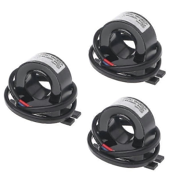 Juego de 3 transformadores de corriente alterna mini de 50 A/5 A y 100 A/5 A, clase CTS 0.5